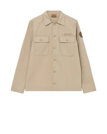 Mos Mosh MMGMarcello Uniform Overshirt Grå