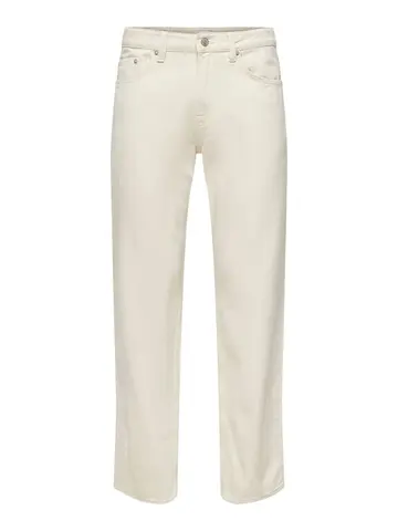 Only & Sons ONSEDGE STRAIGHT ECRU 5917 PIM DNM Lysrød
