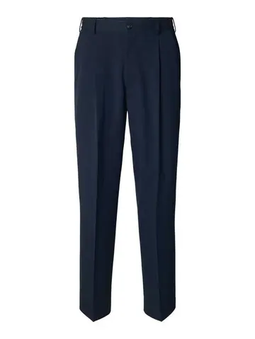 SELECTED SLH220-LOOSE FINN FLEX PANTS NOOS Blå