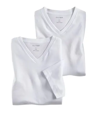 OLYMP 0701/12 T-Shirt Hvid