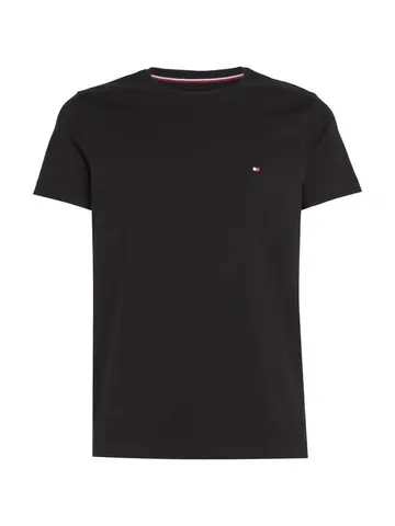 Tommy Hilfiger CORE STRETCH SLIM C-NECK TEE Sort