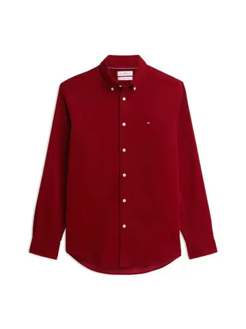 Tommy Hilfiger SOLID CORDUROY RF SHIRT Rød