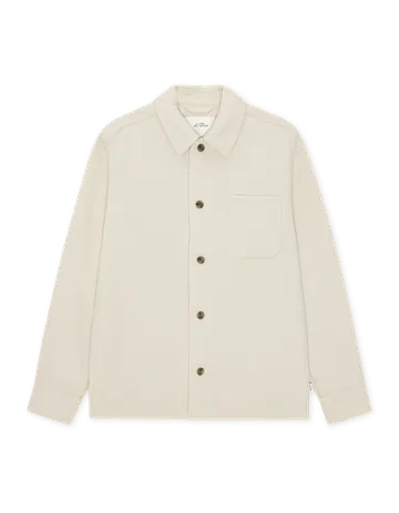 Les Deux Twill Wool Overshirt 