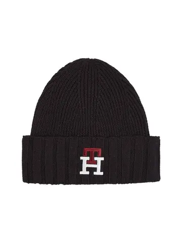 Tommy Hilfiger TH PREP MONO  BEANIE Sort