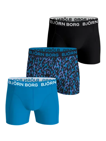 Björn Borg COTTON STRETCH BOXER 3p, MULTIPACK 8 Multi