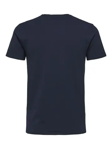 SELECTED SLHNEWPIMA SS O-NECK TEE B NOO Blå