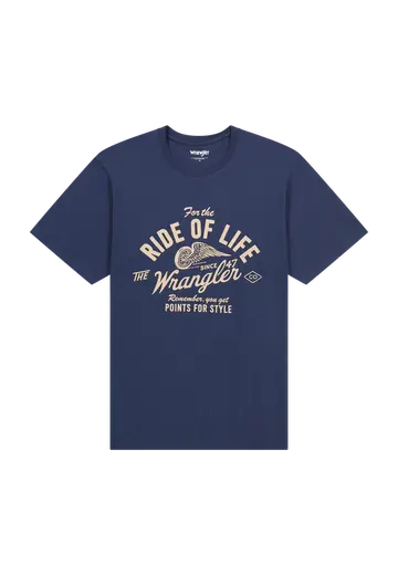 Wrangler AMERICANA_TEE NAVY Navy