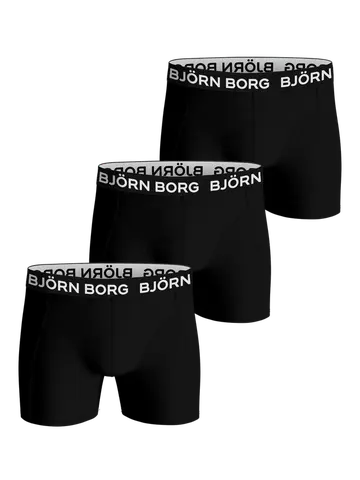 Björn Borg BAMBOO COTTON BLEND BOXER 3p, MULTIPACK 5 Sort