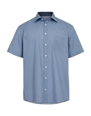 Garant Casual Shirt s/s regular fit Blå