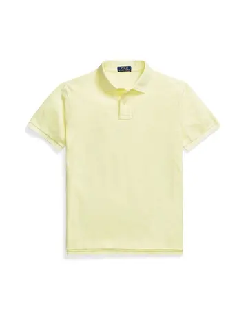 Ralph Lauren Custom Slim Fit Big Pony Mesh Polo Shirt 
