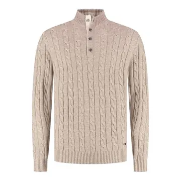 Born With Appetite CLIVE FULL BUTTONED CARDIGAN lysbrun
