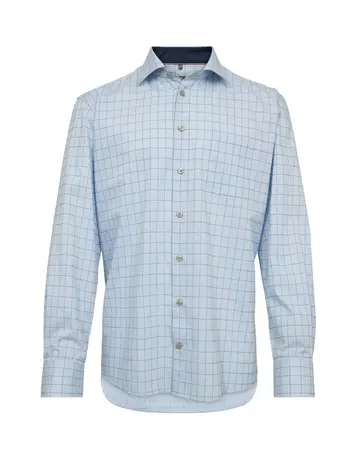 Garant Regular fit l/s shirt Lysblå