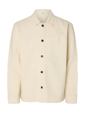 SELECTED SLHREGULAR-JAKE SUM ECRU 611 DNM OV Lysrød