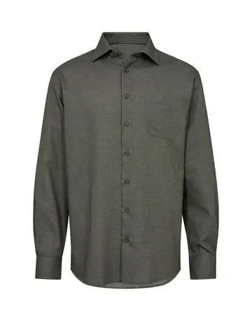 Black Blue Shirt l/s regular fit 