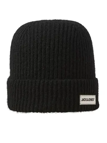 Jack & Jones JACCOLTON REGULAR BEANIE Sort