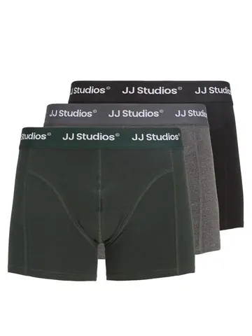 Jack & Jones JACSOHO SOLID TRUNKS 3 PACK NOOS Sort