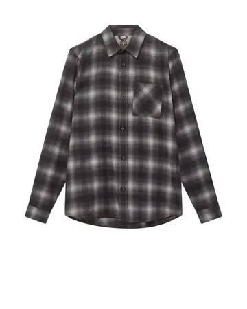 Mos Mosh MMGDavid Shadow Overshirt Grå