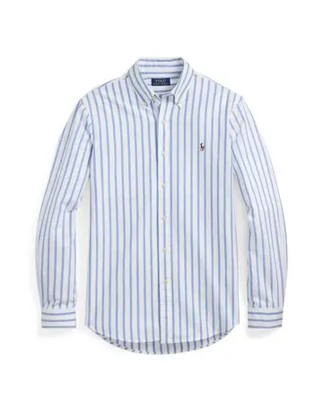 Ralph Lauren Custom Fit Striped Oxford Shirt 
